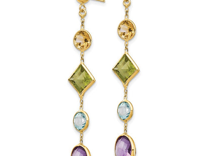 14k Yellow Gold Earrings Style YE1383 - Classique Jewelry Inc.