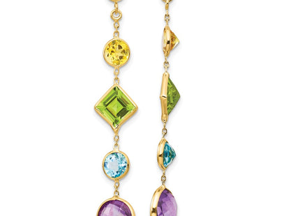 14k Yellow Gold Earrings Style YE1383 - Classique Jewelry Inc.