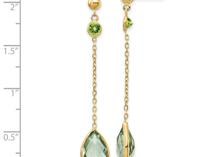 14k Yellow Gold Earrings Style YE1393 - Classique Jewelry Inc.