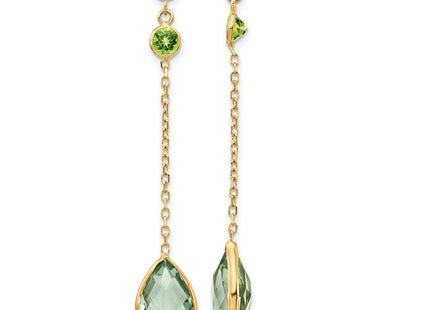 14k Yellow Gold Earrings Style YE1393 - Classique Jewelry Inc.