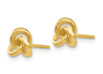 14k Yellow Gold Earrings Style YE146 - Classique Jewelry Inc.