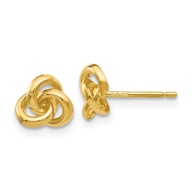 14k Yellow Gold Earrings Style YE146 - Classique Jewelry Inc.