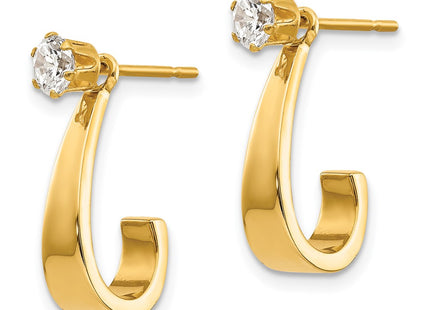 14k Yellow Gold Earrings Style YE1482 - Classique Jewelry Inc.