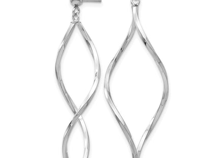 14k White Gold Earrings Style YE1514 - Classique Jewelry Inc.