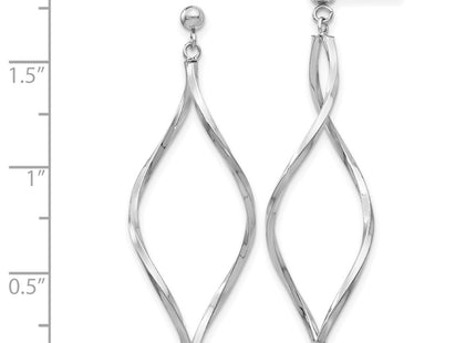 14k White Gold Earrings Style YE1514 - Classique Jewelry Inc.
