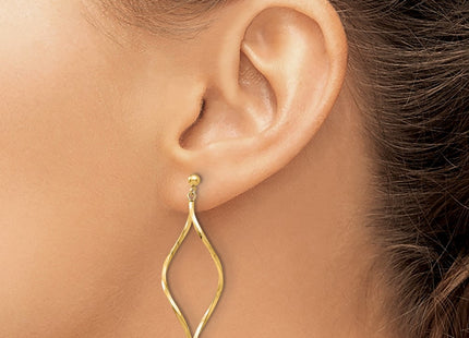 14k Yellow Gold Earrings Style YE1514Y - Classique Jewelry Inc.