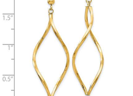 14k Yellow Gold Earrings Style YE1514Y - Classique Jewelry Inc.