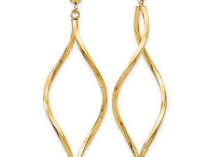 14k Yellow Gold Earrings Style YE1514Y - Classique Jewelry Inc.