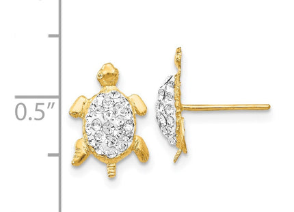 14k Yellow Gold Earrings Style YE1543 - Classique Jewelry Inc.