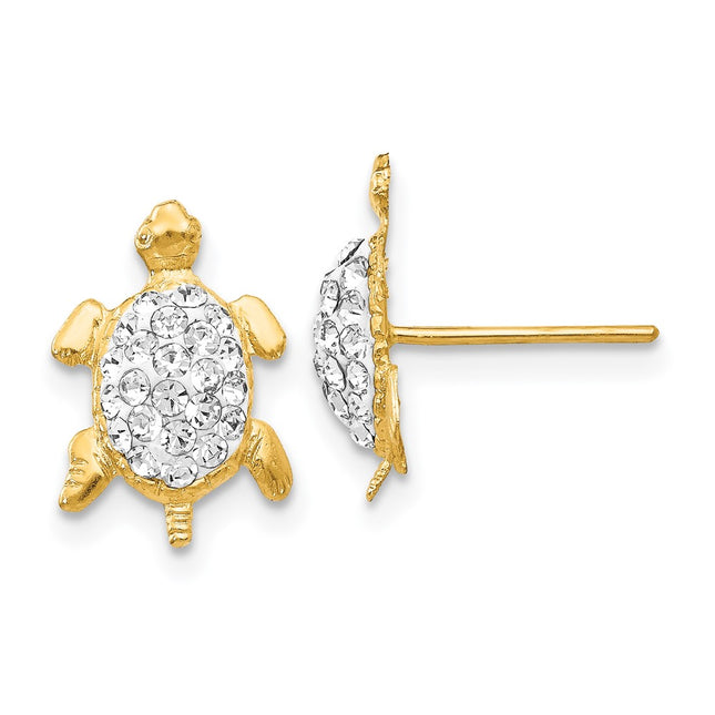 14k Yellow Gold Earrings Style YE1543 - Classique Jewelry Inc.
