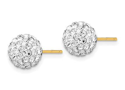 14k Yellow Gold Earrings Style YE1545 - Classique Jewelry Inc.