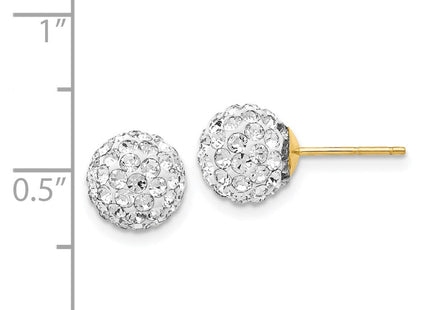 14k Yellow Gold Earrings Style YE1545 - Classique Jewelry Inc.