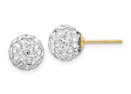14k Yellow Gold Earrings Style YE1545 - Classique Jewelry Inc.