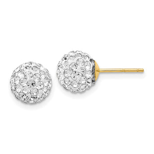 14k Yellow Gold Earrings Style YE1545 - Classique Jewelry Inc.