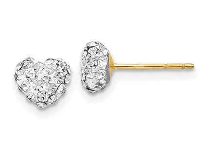 14k Yellow Gold Earrings Style YE1547 - Classique Jewelry Inc.