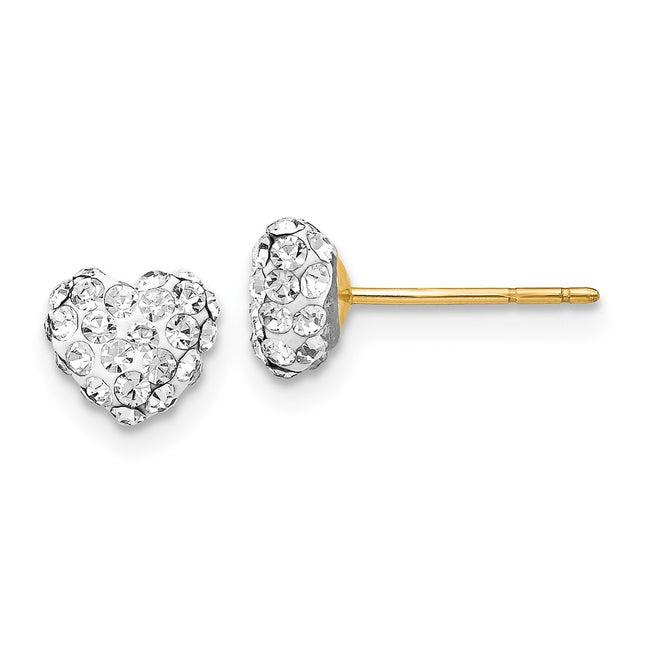 14k Yellow Gold Earrings Style YE1547 - Classique Jewelry Inc.