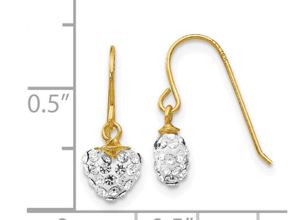 14k Yellow Gold Earrings Style YE1555 - Classique Jewelry Inc.