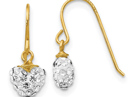 14k Yellow Gold Earrings Style YE1555 - Classique Jewelry Inc.