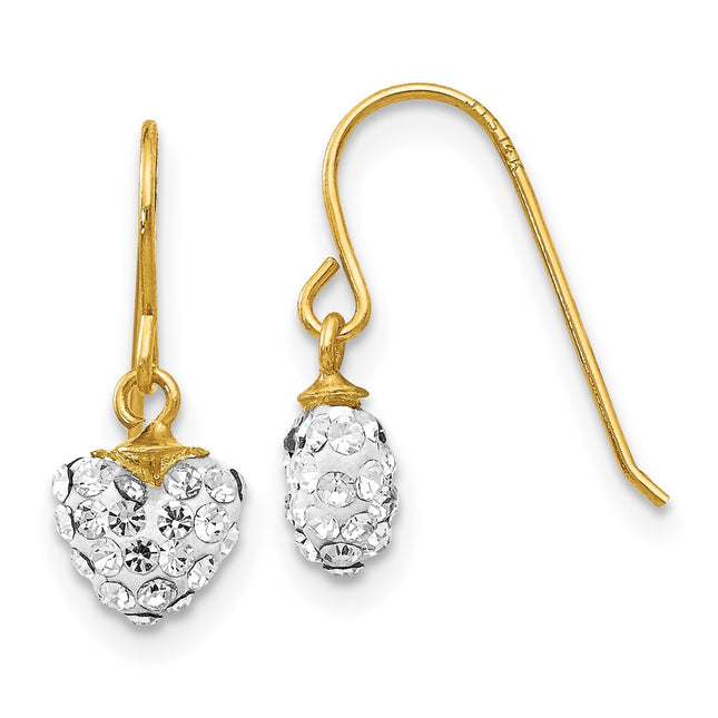 14k Yellow Gold Earrings Style YE1555 - Classique Jewelry Inc.