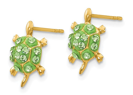 14k Yellow Gold Earrings Style YE1603 - Classique Jewelry Inc.