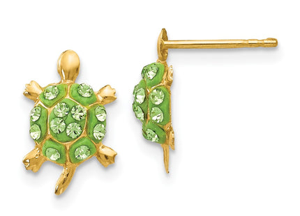 14k Yellow Gold Earrings Style YE1603 - Classique Jewelry Inc.