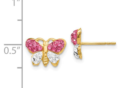 14k Yellow Gold Earrings Style YE1607 - Classique Jewelry Inc.