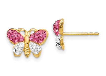 14k Yellow Gold Earrings Style YE1607 - Classique Jewelry Inc.