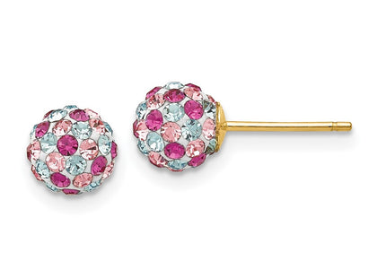14k Yellow Gold Earrings Style YE1621 - Classique Jewelry Inc.