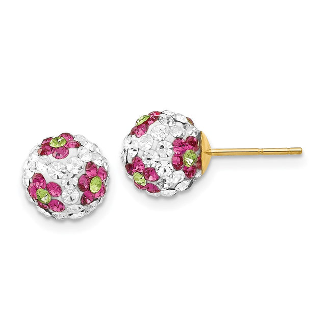 14k Yellow Gold Earrings Style YE1622 - Classique Jewelry Inc.