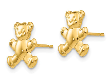 14k Yellow Gold Earrings Style YE1648 - Classique Jewelry Inc.