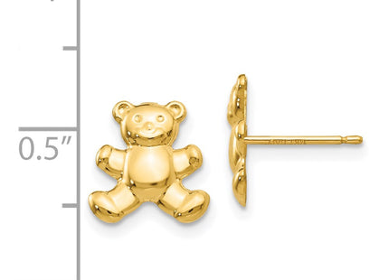 14k Yellow Gold Earrings Style YE1648 - Classique Jewelry Inc.