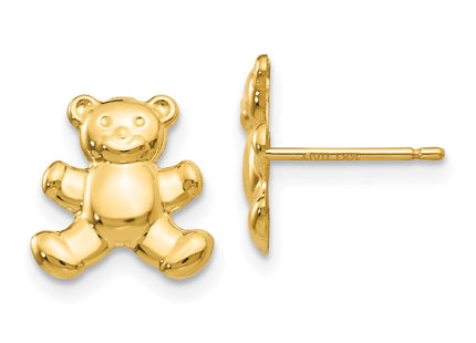 14k Yellow Gold Earrings Style YE1648 - Classique Jewelry Inc.