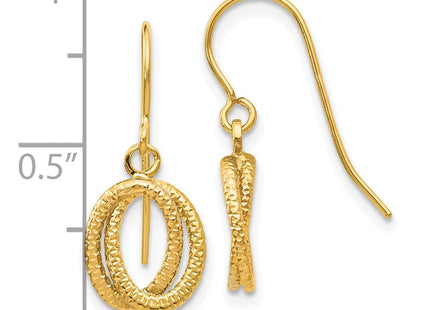 14k Yellow Gold Earrings Style YE1661Y - Classique Jewelry Inc.