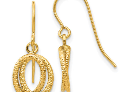 14k Yellow Gold Earrings Style YE1661Y - Classique Jewelry Inc.