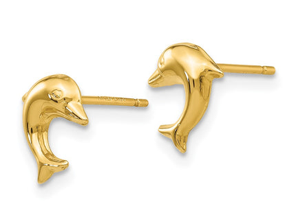 14k Yellow Gold Earrings Style YE1668 - Classique Jewelry Inc.