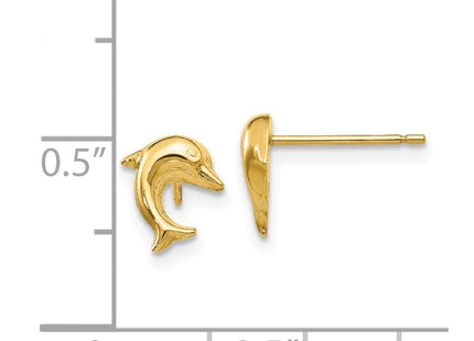 14k Yellow Gold Earrings Style YE1668 - Classique Jewelry Inc.