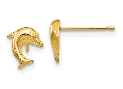 14k Yellow Gold Earrings Style YE1668 - Classique Jewelry Inc.