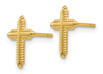 14k Yellow Gold Earrings Style YE1675 - Classique Jewelry Inc.