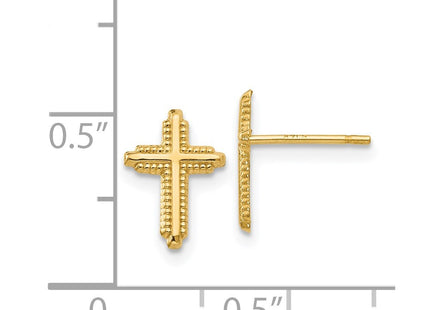 14k Yellow Gold Earrings Style YE1675 - Classique Jewelry Inc.