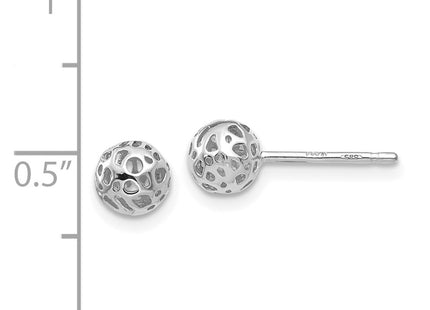 14k White Gold Earrings Style YE1691 - Classique Jewelry Inc.