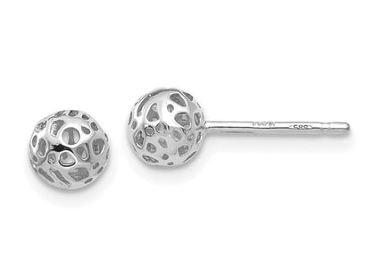 14k White Gold Earrings Style YE1691 - Classique Jewelry Inc.