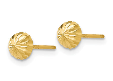 14K gold earrings, alternate view