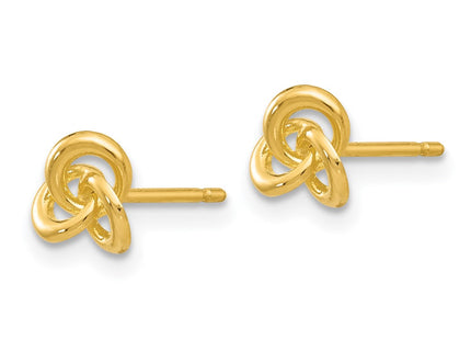 14k Yellow Gold Earrings Style YE1707 - Classique Jewelry Inc.