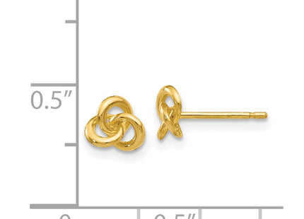 14k Yellow Gold Earrings Style YE1707 - Classique Jewelry Inc.