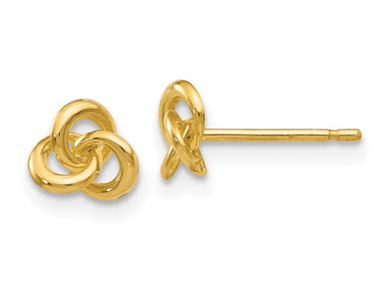 14k Yellow Gold Earrings Style YE1707 - Classique Jewelry Inc.