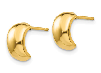14K gold earrings, alternate view