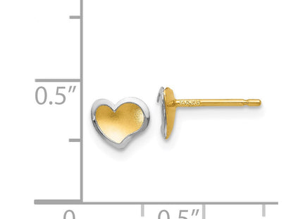 14k Two-tone Earrings Style YE1733 - Classique Jewelry Inc.