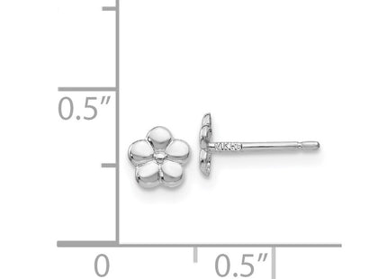 14k White Gold Earrings Style YE1750 - Classique Jewelry Inc.