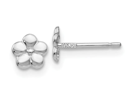 14k White Gold Earrings Style YE1750 - Classique Jewelry Inc.