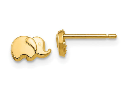 14K gold flower earrings
